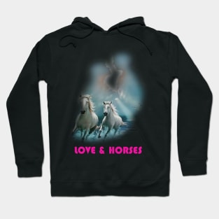 My life is love and horses shirt Hoodie